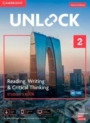 Kniha: Unlock Level 2: Reading, Writing, & Critical Thinking Student's Book, (Richard O´Neill). Cambridge University Press, 2019 Kniha: Unlock Level 2: Reading, Writing, & Critical Thinking Student's Book, (Richard O´Neill). Cambridge University Press, 2019