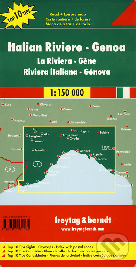 Italian Riviere, Genoa 1:150 000 (freytag&berndt). freytag&berndt, 2012 Italian Riviere, Genoa 1:150 000 (freytag&berndt). freytag&berndt, 2012
