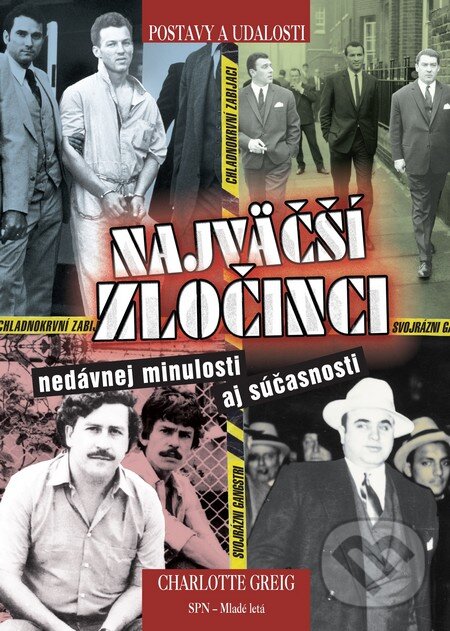 Kniha: Najväčší zločinci nedávnej minulosti aj súčasnosti (Charlotte Greig). Slovenské pedagogické nakladateľstvo - Mladé letá, 2009 Kniha: Najväčší zločinci nedávnej minulosti aj súčasnosti (Charlotte Greig). Slovenské pedagogické nakladateľstvo - Mladé letá, 2009