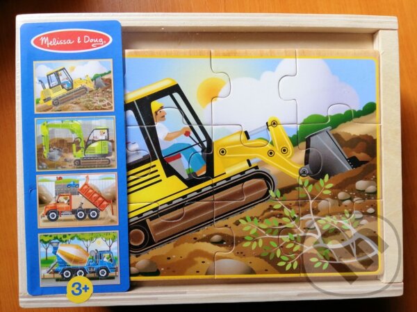 Společenská hra: Skladačka v škatuli – Na stavbe (Melissa and Doug). Melissa and Doug, 2019 Společenská hra: Skladačka v škatuli – Na stavbe (Melissa and Doug). Melissa and Doug, 2019