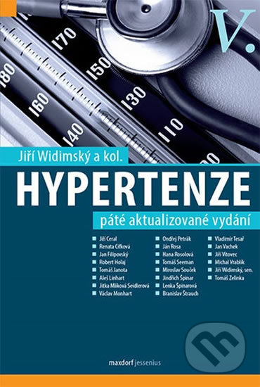 Kniha: Hypertenze (Jiří Widimský a kolektív). Maxdorf, 2019 Kniha: Hypertenze (Jiří Widimský a kolektív). Maxdorf, 2019