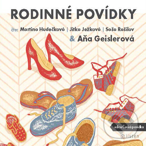 Audiokniha: Rodinné povídky (Alena Mornštajnová, Anna Geislerová, Marek Epstein, Miloš Urban, Petra Dvořáková a Petra Soukupová). Euromedia Group, 2019 Audiokniha: Rodinné povídky (Alena Mornštajnová, Anna Geislerová, Marek Epstein, Miloš Urban, Petra Dvořáková a Petra Soukupová). Euromedia Group, 2019