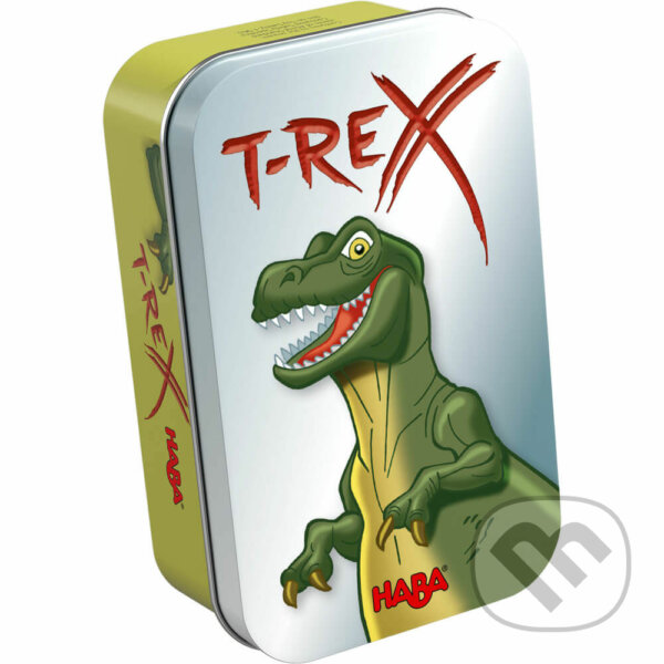 Společenská hra: Hra v plechovke T-Rex (Hape). Hape, 2019 Společenská hra: Hra v plechovke T-Rex (Hape). Hape, 2019