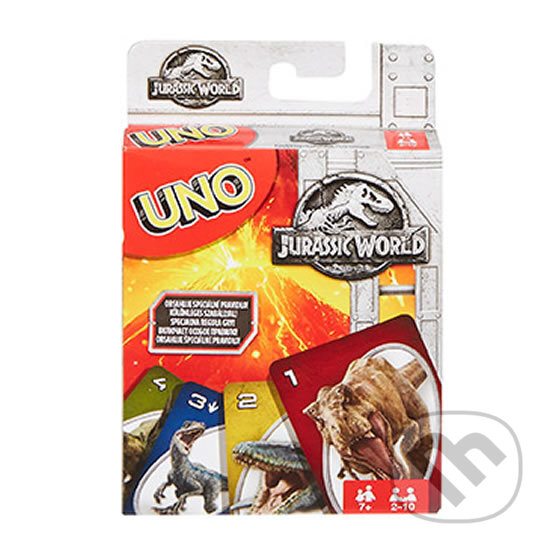Společenská hra: UNO Jurský svět (Mattel). Mattel, 2019 Společenská hra: UNO Jurský svět (Mattel). Mattel, 2019