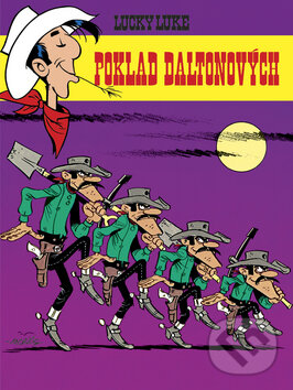 Kniha: Lucky Luke - Poklad Daltonových (Morris a René Goscinny). Egmont ČR, 2009 Kniha: Lucky Luke - Poklad Daltonových (Morris a René Goscinny). Egmont ČR, 2009