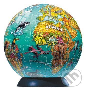 Puzzle: Puzzleball - Detský glóbus (Ravensburger). Ravensburger Puzzle: Puzzleball - Detský glóbus (Ravensburger). Ravensburger