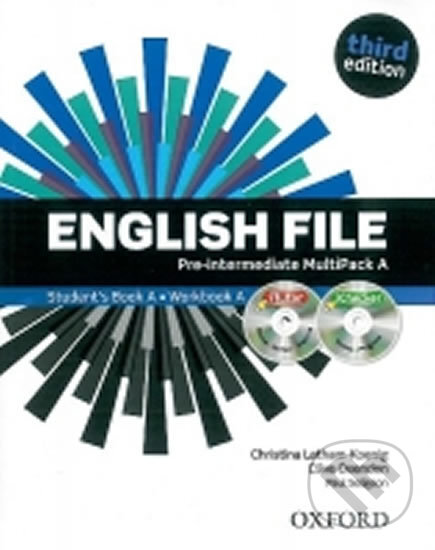 Kniha: English File Pre-intermediate Multipack A with iTutor DVD-ROM (Christina Latham-Koenig a Clive Oxenden). Oxford University Press, 2019 Kniha: English File Pre-intermediate Multipack A with iTutor DVD-ROM (Christina Latham-Koenig a Clive Oxenden). Oxford University Press, 2019