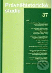 Kniha: Právněhistorické studie 37 (Karel Malý). Karolinum, 2005 Kniha: Právněhistorické studie 37 (Karel Malý). Karolinum, 2005