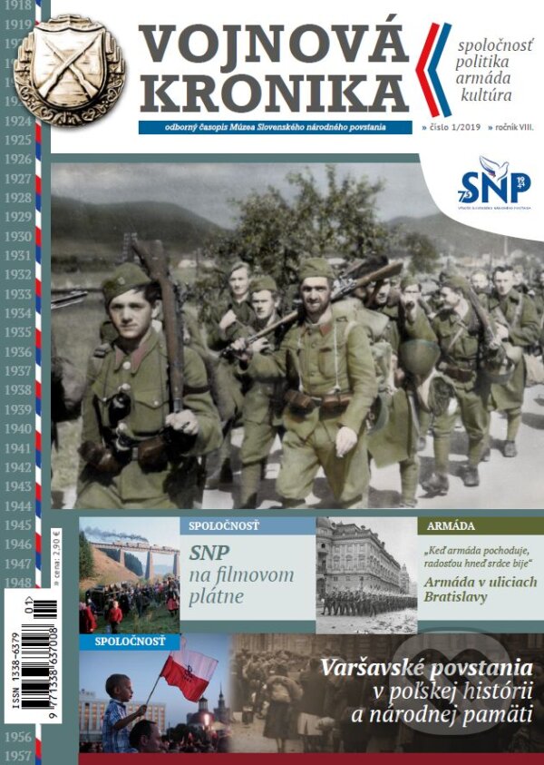 Vojnová kronika 1/2019 (Múzeum SNP). Múzeum SNP, 2020 Vojnová kronika 1/2019 (Múzeum SNP). Múzeum SNP, 2020
