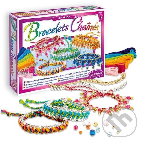 Spoločenská hra: Vyrob si retiazkové náramky (SentoSphére). SentoSphére, 2020 Spoločenská hra: Vyrob si retiazkové náramky (SentoSphére). SentoSphére, 2020