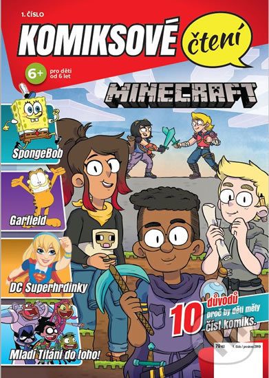 Kniha: Komiksové čtení 1: Minecraft (Crew). Crew, 2019 Kniha: Komiksové čtení 1: Minecraft (Crew). Crew, 2019