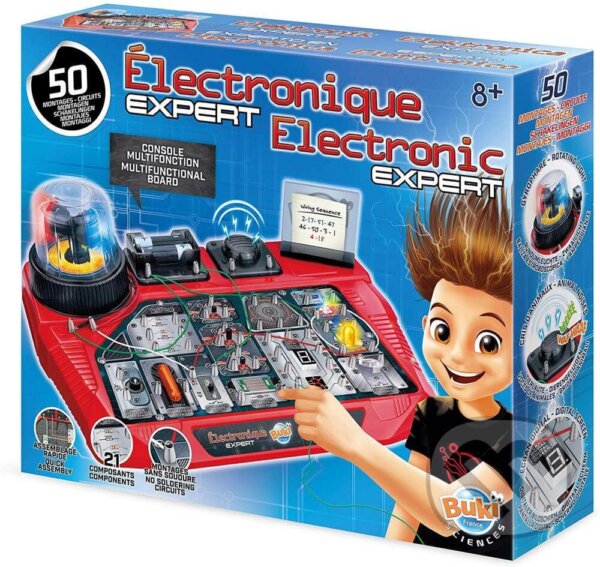 Spoločenská hra: Vedecký set Elektronický Expert (Buki). Buki, 2020 Spoločenská hra: Vedecký set Elektronický Expert (Buki). Buki, 2020