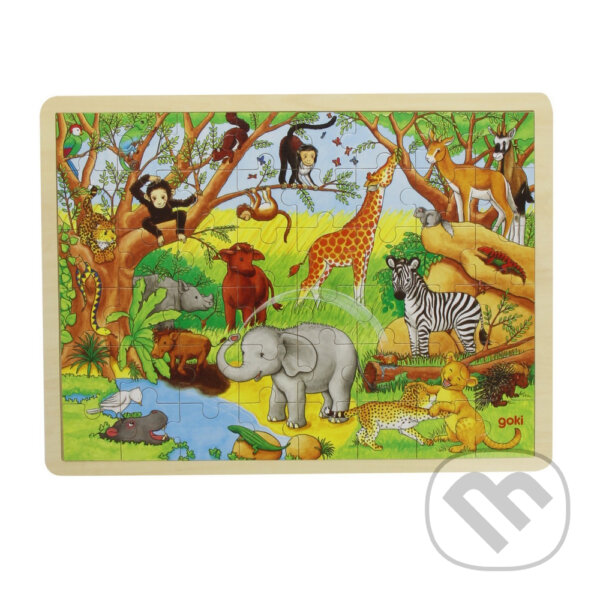 Spoločenská hra: Puzzle Afrika (Goki). Goki, 2020 Spoločenská hra: Puzzle Afrika (Goki). Goki, 2020