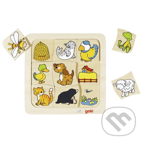 Společenská hra: Puzzle: Kde žijú? (Goki). Goki, 2020 Společenská hra: Puzzle: Kde žijú? (Goki). Goki, 2020