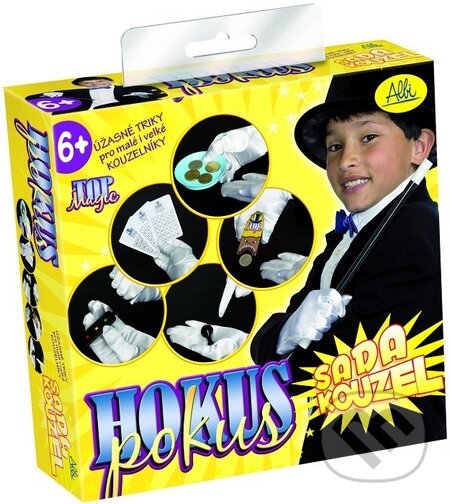 Spoločenská hra: Hokus pokus – žltá súprava kúziel (Albi). Albi, 2009 Spoločenská hra: Hokus pokus – žltá súprava kúziel (Albi). Albi, 2009