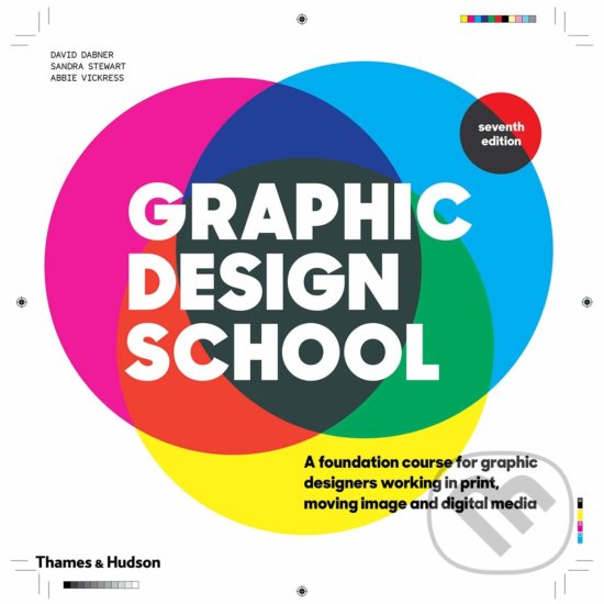 Kniha: Graphic Design School (Abbie Vickress, David Dabner a Sandra Stewart). Thames & Hudson, 2020 Kniha: Graphic Design School (Abbie Vickress, David Dabner a Sandra Stewart). Thames & Hudson, 2020