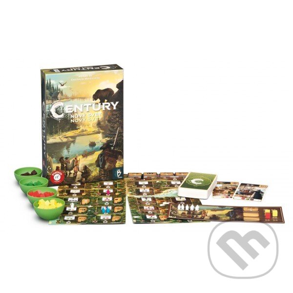 Společenská hra: Century III. - Nový svět (Emerson Matsuuchi). Piatnik, 2020 Společenská hra: Century III. - Nový svět (Emerson Matsuuchi). Piatnik, 2020