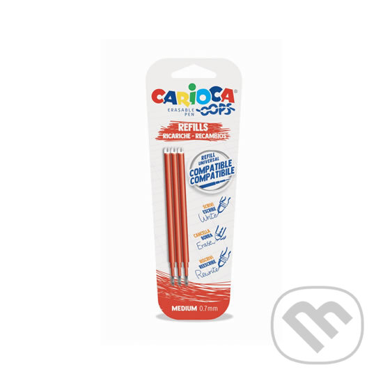 Carioca Oops (nápln červená, 3 ks) (CARIOCA). CARIOCA, 2019 Carioca Oops (nápln červená, 3 ks) (CARIOCA). CARIOCA, 2019