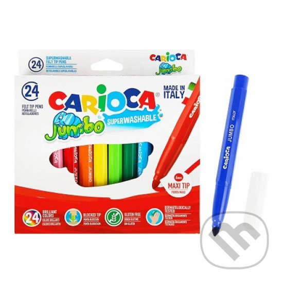 CARIOCA fixy Jumbo 24 ks (CARIOCA). CARIOCA, 2019 CARIOCA fixy Jumbo 24 ks (CARIOCA). CARIOCA, 2019