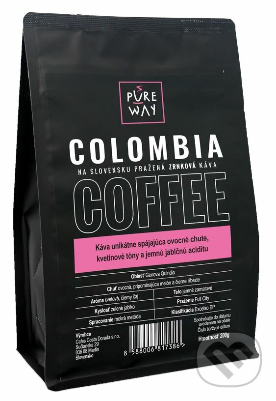 Kávy a čaje: Colombia (Pure Way). Pure Way, 2020 Kávy a čaje: Colombia (Pure Way). Pure Way, 2020