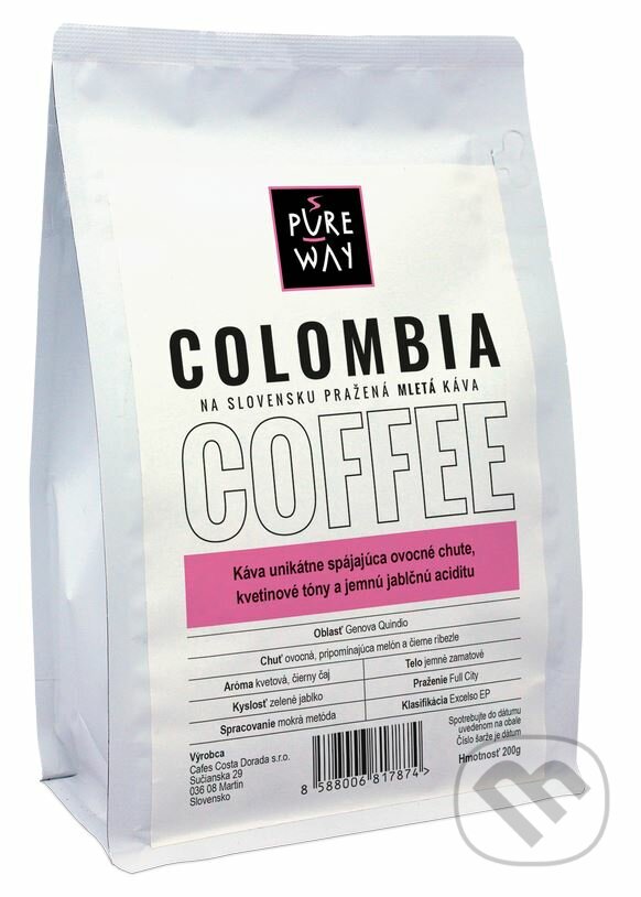 Kávy a čaje: Colombia (Pure Way). Pure Way, 2020 Kávy a čaje: Colombia (Pure Way). Pure Way, 2020