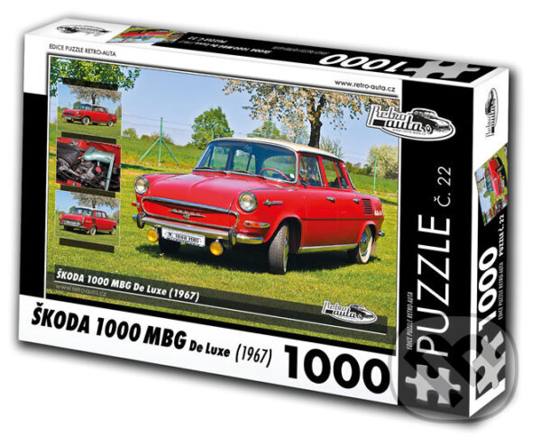 Puzzle: ŠKODA 1000 MBG De Luxe (1967) (KB Barko). KB Barko, 2020 Puzzle: ŠKODA 1000 MBG De Luxe (1967) (KB Barko). KB Barko, 2020