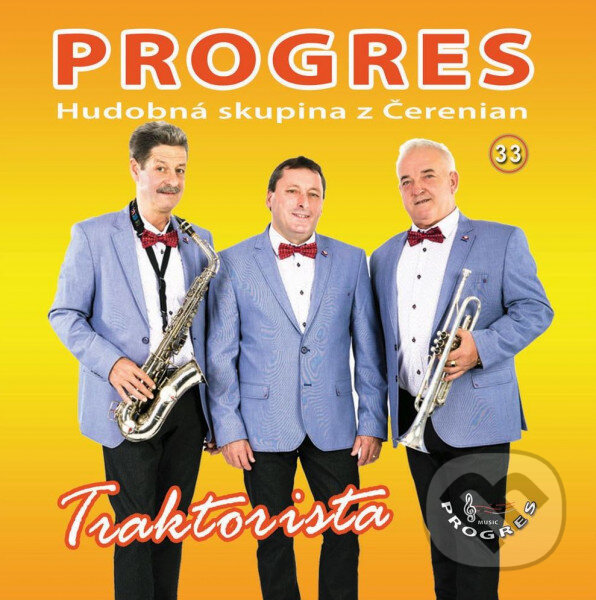 Hudobné CD: Progres: Traktorista 33 (Hudobné albumy). Hudobné albumy, 2020 Hudobné CD: Progres: Traktorista 33 (Hudobné albumy). Hudobné albumy, 2020