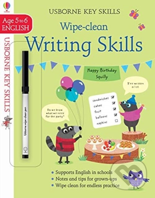 Kniha: Wipe-Clean Writing Skills (Caroline Young). Usborne, 2020 Kniha: Wipe-Clean Writing Skills (Caroline Young). Usborne, 2020