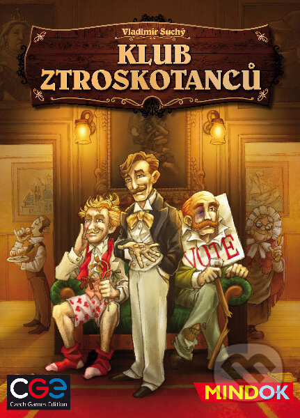 Společenská hra: Klub ztroskotanců (Vladimír Suchý). Mindok, 2016 Společenská hra: Klub ztroskotanců (Vladimír Suchý). Mindok, 2016