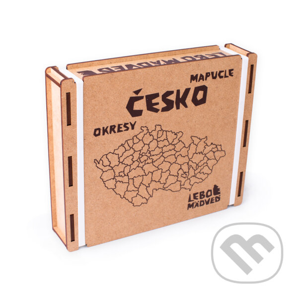 Puzzle: Mapucle Česko okresy (Bear Design). Bear Design, 2020 Puzzle: Mapucle Česko okresy (Bear Design). Bear Design, 2020