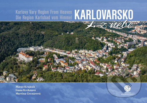 Kniha: Karlovarsko z nebe (Ivana Krchnavá, Martina Grznárová a Matúš Krajňák). Malované Mapy, 2020 Kniha: Karlovarsko z nebe (Ivana Krchnavá, Martina Grznárová a Matúš Krajňák). Malované Mapy, 2020