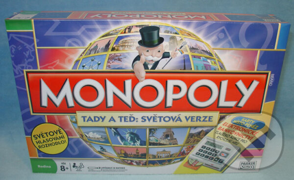 Spoločenská hra: Monopoly (svetová edícia) (Hasbro). Hasbro, 2009 Spoločenská hra: Monopoly (svetová edícia) (Hasbro). Hasbro, 2009
