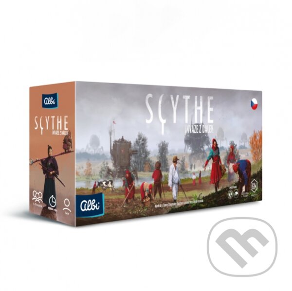 Společenská hra: Scythe - Invázia z diaľok (Albi). Albi, 2020 Společenská hra: Scythe - Invázia z diaľok (Albi). Albi, 2020