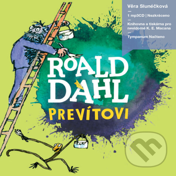 Audiokniha: Prevítovi (Roald Dahl). Tympanum, 2017 Audiokniha: Prevítovi (Roald Dahl). Tympanum, 2017
