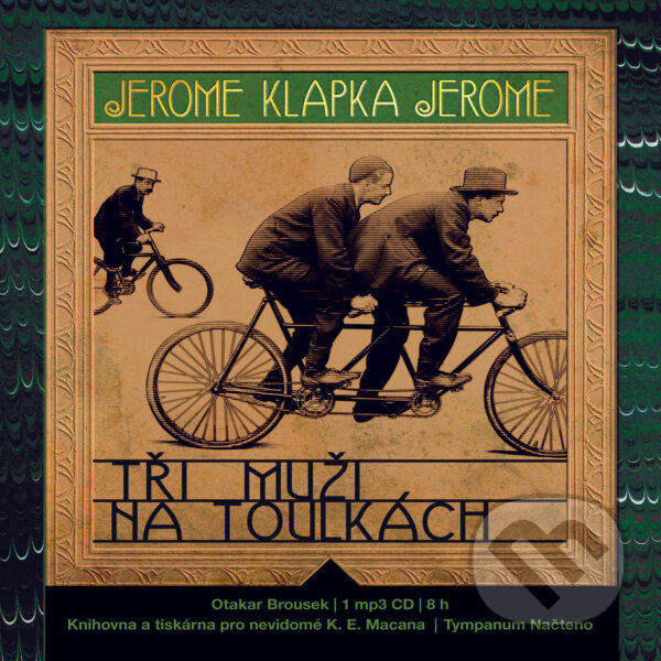 Audiokniha: Tři muži na toulkách (Jerome Klapka Jerome). Tympanum, 2017 Audiokniha: Tři muži na toulkách (Jerome Klapka Jerome). Tympanum, 2017