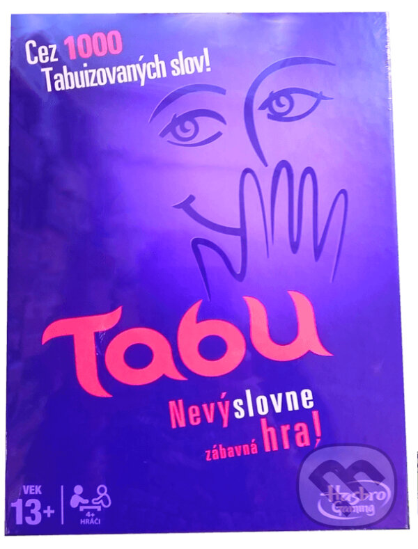 Společenská hra: Tabu SK (Brian Hersch). Hasbro, 2020 Společenská hra: Tabu SK (Brian Hersch). Hasbro, 2020