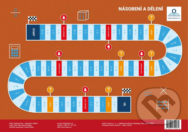 Společenská hra: Malá násobilka: Desková didaktická hra (Martin Staněk). V lavici, 2020 Společenská hra: Malá násobilka: Desková didaktická hra (Martin Staněk). V lavici, 2020