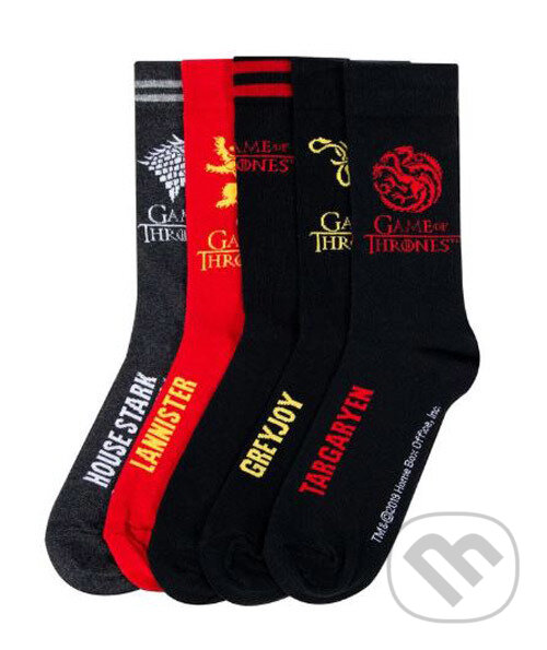 Pánské ponožky Game Of Thrones: Loga (). , 2020 Pánské ponožky Game Of Thrones: Loga (). , 2020