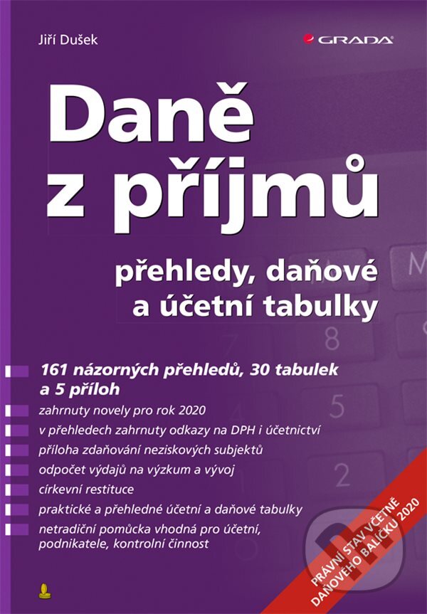E-kniha: Daně z příjmů (Jiří Dušek). Grada, 2020 E-kniha: Daně z příjmů (Jiří Dušek). Grada, 2020