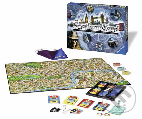 Spoločenská hra: Scotland Yard (Ravensburger). Ravensburger, 2020 Spoločenská hra: Scotland Yard (Ravensburger). Ravensburger, 2020