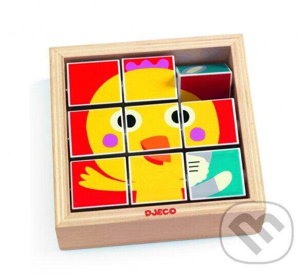 Spoločenská hra: Drevené puzzle - Tournifarm (Djeco). Djeco, 2020 Spoločenská hra: Drevené puzzle - Tournifarm (Djeco). Djeco, 2020