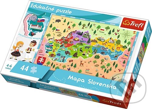 Puzzle: Edukačné Puzzle Mapa Slovenska (Trefl). Trefl, 2020 Puzzle: Edukačné Puzzle Mapa Slovenska (Trefl). Trefl, 2020