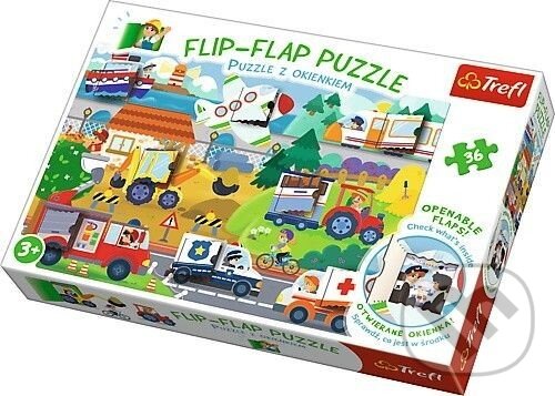 Puzzle: Flip Flap vozidla (Trefl). Trefl, 2020 Puzzle: Flip Flap vozidla (Trefl). Trefl, 2020