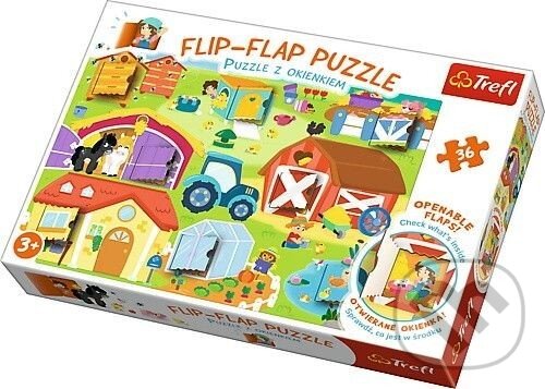 Puzzle: Flip Flap na farmě (Trefl). Trefl, 2020 Puzzle: Flip Flap na farmě (Trefl). Trefl, 2020