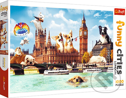 Puzzle: Crazy City - Psi v Londýně (Trefl). Trefl, 2020 Puzzle: Crazy City - Psi v Londýně (Trefl). Trefl, 2020