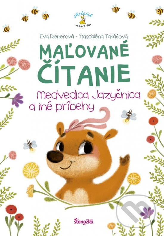 Kniha: Maľované čítanie – Medvedica Jazyčnica a iné príbehy (Eva Dienerová). Stonožka, 2020 Kniha: Maľované čítanie – Medvedica Jazyčnica a iné príbehy (Eva Dienerová). Stonožka, 2020