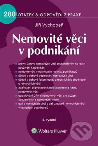 Kniha: Nemovité věci v podnikání (Jiří Vychopeň). Wolters Kluwer ČR, 2020 Kniha: Nemovité věci v podnikání (Jiří Vychopeň). Wolters Kluwer ČR, 2020