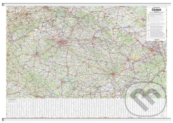 Česko nástěnná automapa (Kartografie Praha). Kartografie Praha, 2020 Česko nástěnná automapa (Kartografie Praha). Kartografie Praha, 2020