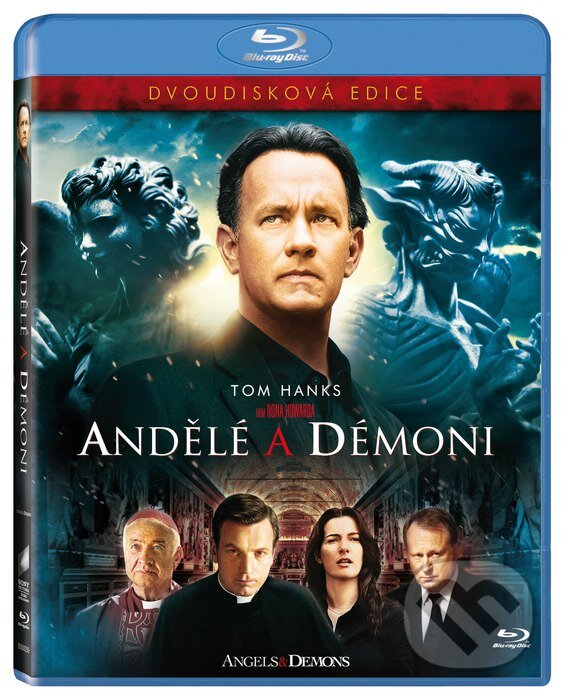 Film: Anjeli a Démoni (2 Blu-ray) (François Orenn a Ron Howard) (Blu-ray). Bonton Film, 2009 Film: Anjeli a Démoni (2 Blu-ray) (François Orenn a Ron Howard) (Blu-ray). Bonton Film, 2009