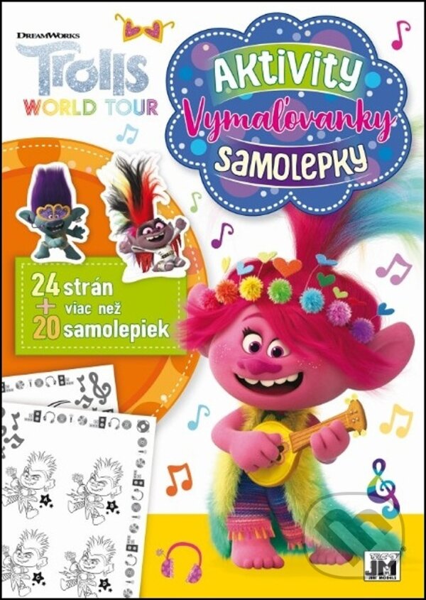 Kniha: Aktivity Vymaľovanky Samolepky: Trolls (Jiri Models SK). Jiri Models SK, 2020 Kniha: Aktivity Vymaľovanky Samolepky: Trolls (Jiri Models SK). Jiri Models SK, 2020